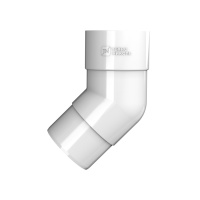 Колено трубы 135° ТехноНиколь ПВХ, белый Колено трубы 135° ТехноНиколь ПВХ, белый