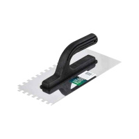 Гладилка нерж. 130х270мм. зуб 6х6мм. Волат [27200-1306]