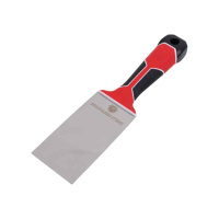 Шпатель малярный закаленная нерж.сталь 60мм с эргономичной трехкомп. ручк. /124060-3K/ Olejnik