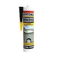 Герметик битумный Soudal кровельный Черный 280мл. Бельгия
