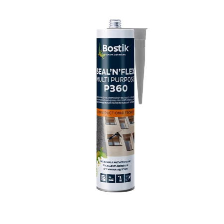 Герметик полиуретановый Bostik Sealn Flex P360 Multi Purpose Белый 300мл. Франция 