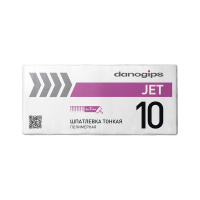 Шпатлевка Danogips DANO JET10 полимерная тонкая. Белая, 20кг. РФ Шпатлевка Danogips DANO JET10 полимерная тонкая. Белая, 20кг. РФ