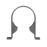 Хомут трубы ТехноНиколь ПВХ, серый