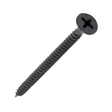 Саморез 3,5 х 25мм Острый (200 шт) По металлу, фосфат STARFIX. Китай