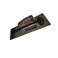 Гладилка нерж.холоднокатанной стали Flex 356X120X0,5мм ручка кожа vintage /127512356-MLS/ Olejnik