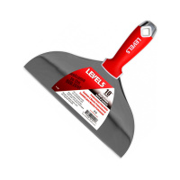 Шпатель фасадный 254мм (10'') углеродистая сталь с мягкой рукояткой. LEVEL5. Польша /5-156/