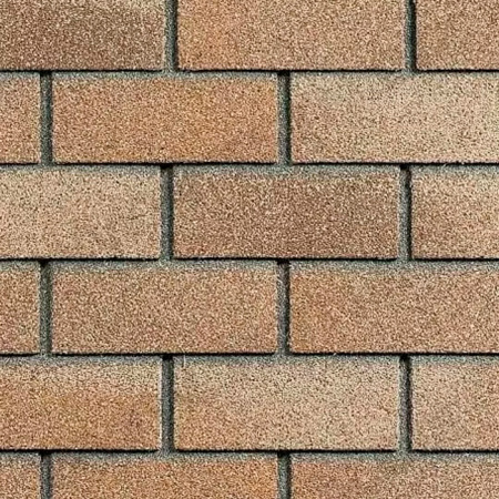 Плитка фасадная ТехноНиколь Hauberk, Кирпич, песчаный (4T4X21-9005RUS), 2м2/уп.