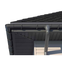 Софит ТехноНиколь частично перфорированный, бруния, 3м.