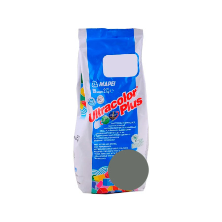 MAPEI Ultracolor Plus Фуга № 113 темно-серый 2кг. РФ [6011302A]