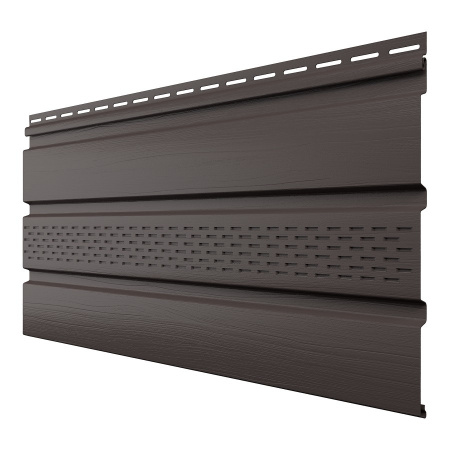 Софит ТехноНиколь частично перфорированный, пекан, 3м.