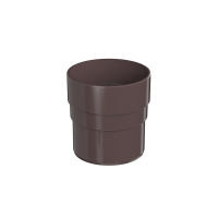 Муфта трубы ТехноНиколь Оптима (D120/80), темно-коричневый Муфта трубы ТехноНиколь Оптима (D120/80), темно-коричневый