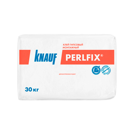 Клей гипсовый монтажный Knauf-Перлфикс 30кг. (23327) 40шт/под.