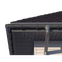 Софит ТехноНиколь полностью перфорированный, бруния, 3м.