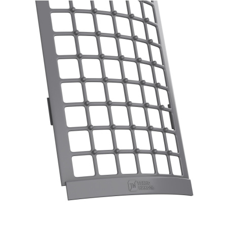 Решетка желоба защитная ТехноНиколь ПВХ, серый, 0.6м.п.