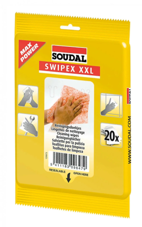 Салфетки очищающие Soudal Swipex XXL   Бельгия