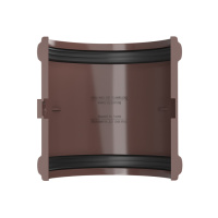 Соединитель желоба ТехноНиколь ПВХ, коричневый Соединитель желоба ТехноНиколь ПВХ, коричневый