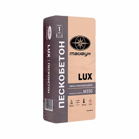 Пескобетон LUX М350 (слой 20-100мм) смесь сухая монтажная  25кг. РБ