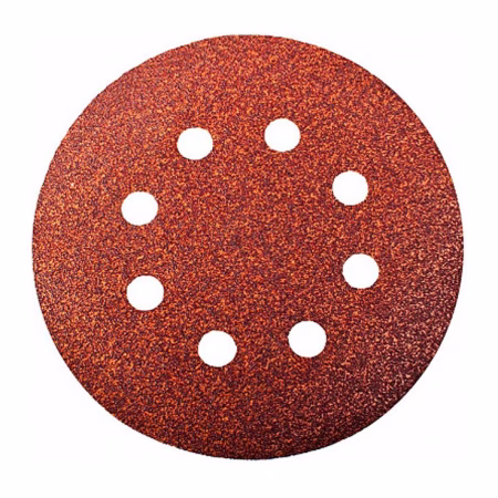 Круг шлифовальный БАЗ под липучку D225 P240 8отв. РФ.