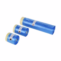 Плёнка укрывочная 2,7x20м. ADMIRAL рулон с клейкой лентой синяя. Плотность 7 мкм. РФ