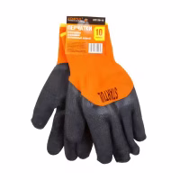 Перчатки утепленные акриловые, латексное рельефное покрытие, 10 р-р STARTUL (3/4 облив) (ST7176-10)