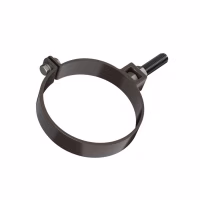 Хомут трубы универсальный ТехноНиколь ПВХ L=180мм, темно-коричневый