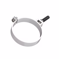 Хомут трубы универсальный ТехноНиколь ПВХ L=140мм, белый