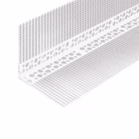 Угол ПВХ с сеткой 24(70)х24(70)мм. 2,5м. перфорированный. ПрофиГипсБел. РБ