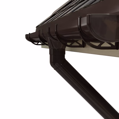 Труба ТехноНиколь Оптима (D120/80), темно-коричневый, 3м.