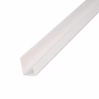 Профиль торцевой ПВХ С12 12мм x 3м. для ГКЛ. Profigips РБ