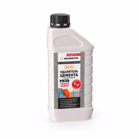 Удалитель цемента, чистящее средство GOLDBASTIK BL 41 (концентрат 1:2) 1 л
