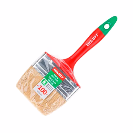 Кисть 100мм (4") плоская. ВОЛАТ Китай (10701-100)