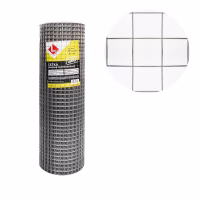 Сетка сварная оцинкованная LIHTAR D 1,4мм. яч. 25мм. рулон 1х25м. РФ