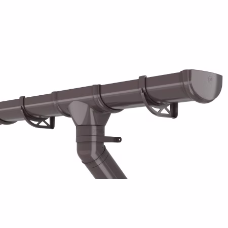 Хомут трубы ТехноНиколь Оптима (D120/80), темно-коричневый