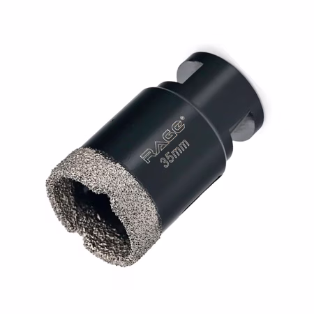 Коронка алмазная d35 мм по керамике Vira для УШМ М14. Китай (559522)