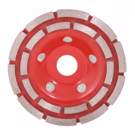 Чашка алмазная 125мм. по бетону и камню. Сегментная двухрядная TCW153 Hilberg. Китай