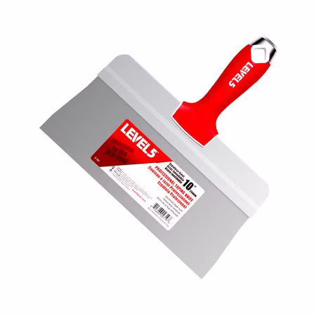 Шпатель фасадный 254мм (10'') нерж. сталь с мягкой рукояткой. LEVEL5. Польша /5-192/