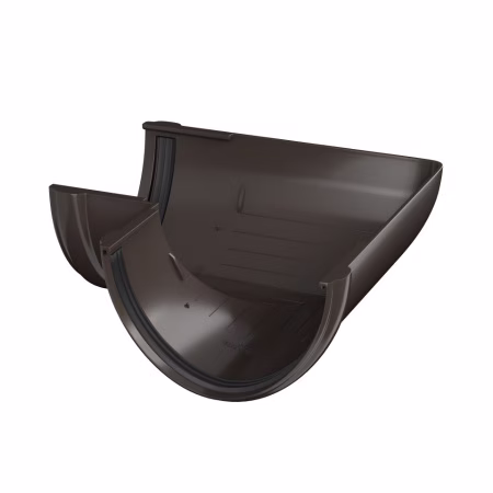 Угол желоба 90° ТехноНиколь ПВХ, темно-коричневый