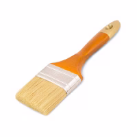 Кисть 80мм (3,15") плоская, толщ.18мм. лакир. дер. ручка. ColorExpert. РФ (81128012)