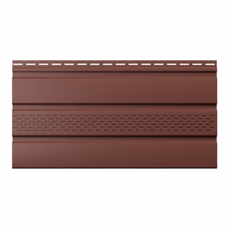 Софит ТехноНиколь частично перфорированный, каштан, 3м.