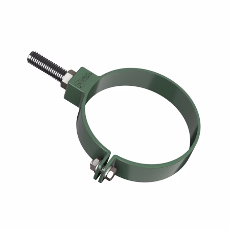 Хомут трубы универсальный ТехноНиколь ПВХ L=140мм, зеленый