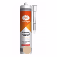 Герметик силиконовый санитарный Тайфун Мастер 206 Капучино 280мл. Польша