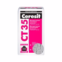 CERESIT CT 35 "Короед" 2,5мм. Под окраску. Штукатурка минеральная 25кг. РБ