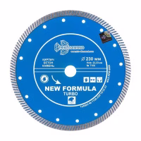 Диск (Круг) алмазный 230*22,23мм. Trio-Diamond Turbo. Китай. (T106)
