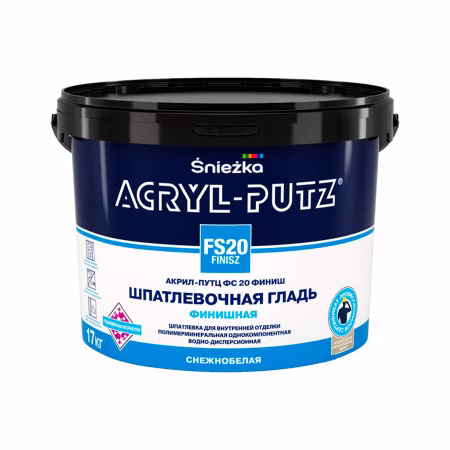 Шпатлевка Sniezka ACRYL-PUTZ FINISZ FS20 17кг. РП  