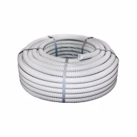 Труба гофрированная ПВХ с протяжкой. Диаметр 16 мм. РФ