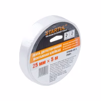 Лента двухсторонняя монтажная клейк. 25ммх5м (ST9048-25-5), STARTUL PROFI