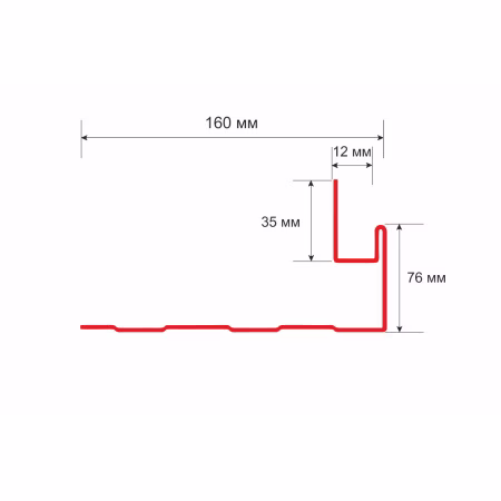 Планка околооконная ТехноНиколь Оптима, жасмин, 3м.