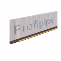 Профиль оконный примыкающий 6мм. L=3,0м.п. Profigips с сеткой графитовый РП