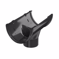 Воронка желоба ТехноНиколь ПВХ, черный