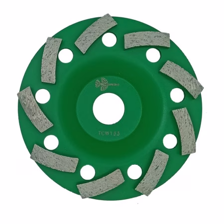 Чашка алмазная 125мм. по бетону и камню. Сегмент-Турбо TCW133 Hilberg. Китай